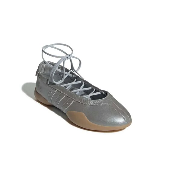 Adidas Taekwondo Mei Ballet Silver Metallic Gum Women's Size 6 JR7032 NEW SHOES - Picture 14 of 15